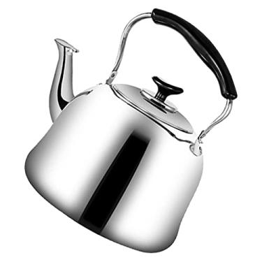 Imagem de Mingzhe Chaleira Assobiando de Aço Inoxidável Com Fogão, Bule de Abertura Grande Com Alarme Sonoro, Substituição Ideal para Fervura de água Mais Segura, Feita de Material Premium