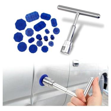 Imagem de Kit Extrator de Amassados para Carros | Ferramenta de Sucção para Desamassar Lataria sem Danificar a Pintura | Substitui Martelinho