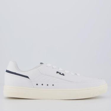 Imagem de Tênis Fila Vortex Branco e Marinho, 42