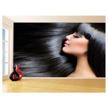 Imagem de Papel De Parede 3D Salão De Beleza Corte Cabelo 3,5M Slb33 - Você Deco