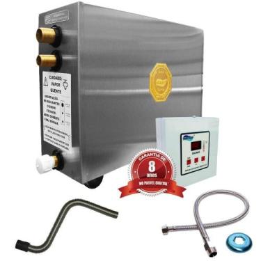 Imagem de Sauna Vapor Impercap 21Kw Tri 380V+ Tubo Aço + Comando Digit