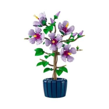 Imagem de Conjunto De Blocos De Montar Flor De Hibisco 660 Peças Compatível Com 