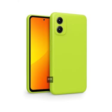 Imagem de Capa Capinha Case Compatível Motorola Moto G84 – Silicone Aveludado Premium, Anti Impacto, Reforçada e com Proteção de Câmera (VERDE ABACATE)