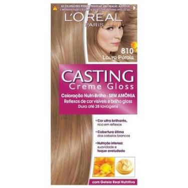Imagem de Tintura Casting Gloss L'Oréal Brasil - 810 Louro Pérola-Feminino
