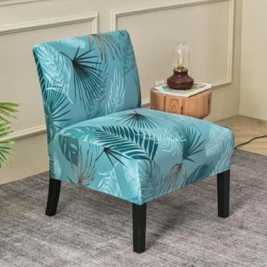 Imagem de Capa para cadeira de asa de elastano impressa, capas de cadeiras removíveis com detalhes sem braços, protetor de móveis, uso versátil, para bar, sala de estar, quarto, hotel, balcão tipo 02||tamanho