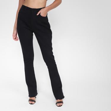 Imagem de Calça Boot Cut Sawary Com Fenda Feminina-Feminino