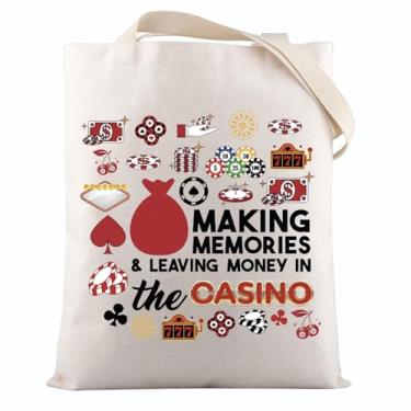 Imagem de VAMSII Slot Gambling Lucky Gift Casino Gambling Lover Tote Bag Playing Cards Bolsa de ombro Casino Tema Festa Presente, Bolsa Uscasino, Moderno