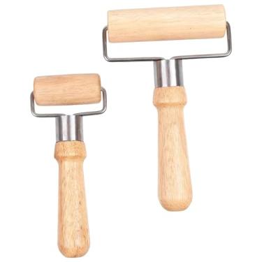 Imagem de Baoblaze 2 Rolos de Madeira para Massa, Profissionais, Portáteis, Duráveis ​​e Confortáveis.