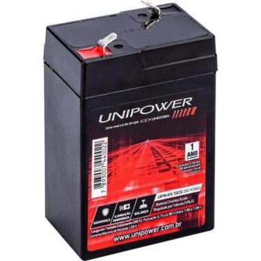 Imagem de Bateria Estacionária 6v 4,5ah Unipower