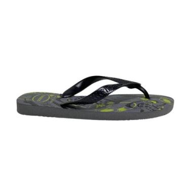 Imagem de Chinelo Havaianas Infantil Menino 4127273 Cinza Escuro, 35