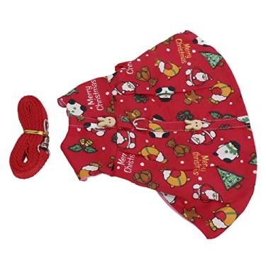 Imagem de Sanpyl Roupas de Coelho Respiráveis ​​ajustáveis ​​com Corda de Tração, Coleira Confortável para Animais de Estimação para Coelhos, Vestido Bonito para Animais de Estimação Pequenos (S)