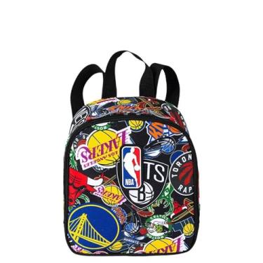 Imagem de Lancheira NBA Logos Juvenil Colorida