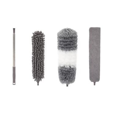 Imagem de Fábrica Nova Duster de Penas Galinha com Pincel Teto Chenille Alongado Microfibra Cabeça Única Fresta e Bolsa Zíper EVA