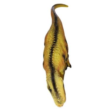 Imagem de Boneco Dinossauro Articulado com Som Realista - Shock Imports, Amarelo