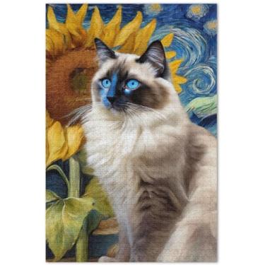 Imagem de Unicórnios roxos, cenário fantástico, quebra-cabeças de 1000 peças para adultos, elefante branco, família, divertido, quebra-cabeça de arte animal, 75 x 40 cm