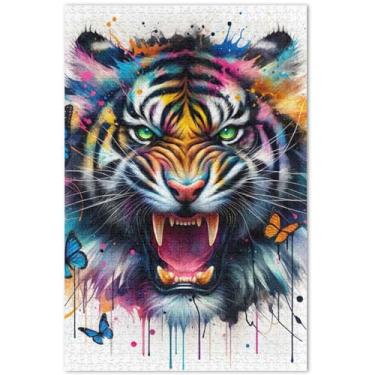 Imagem de Unicórnios roxos cenário fantástico 500 peças quebra-cabeças para adultos família amantes presentes quebra-cabeças difíceis decoração de arte animal, 50,5 x 14,9 polegadas