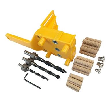 Imagem de B Blesiya Cavilha portátil 6 8 10 mm guia de broca de metal broca de perfuração de madeira ferramentas para serra de furo