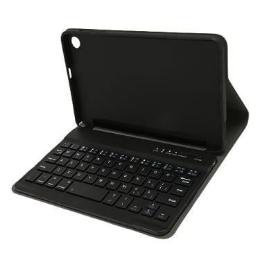 Imagem de KIMISS Teclado para Tablet Sem Fio à Prova d'água à Prova de Ferrugem Com Capa de Couro PU para Iplay50 Mini - Design Ergonômico, Bateria Integrada de 280mAh e Conectividade Confiável