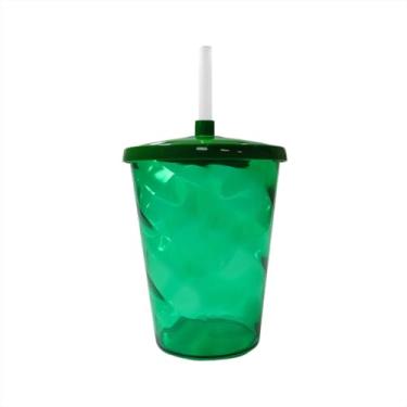 Imagem de Kit 10 Copos Twister De Acrílico Para Festa Personalizar 500ml Colorido (Verde)