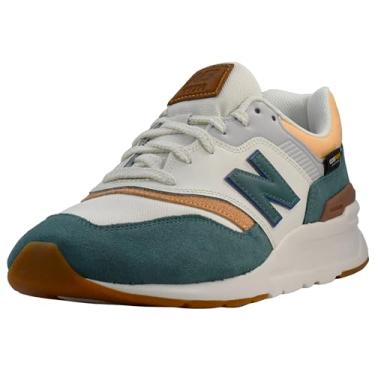 Imagem de New Balance Tênis masculino 997 V1 Cross Trainer, Sea Salt/New Spruce/Team Royal, 39