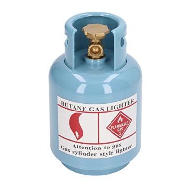 Imagem de GLOGLOW Bancos para Crianças Cofrinho de Simulação de Tanque de Gás de Combustível, Banco de Economia de Grande Capacidade para Crianças Com Material Plástico para Meninos Meninas Aniversário (Azul)