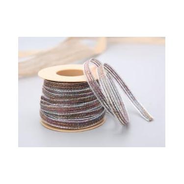 Imagem de Fita Hessiana de juta vintage de 10 m/rolo com renda rústica decoração de festa de casamento Natal faça você mesmo artesanato embalagem de presente (marrom)