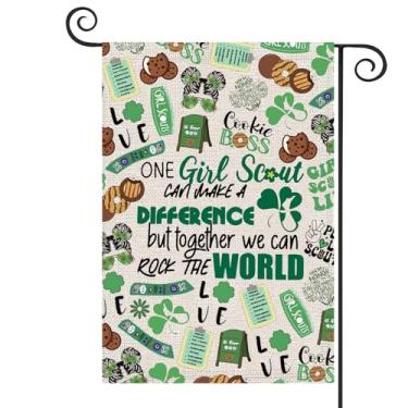 Imagem de ZJXHPO Scouting Lovers Garden Flag Scout Troop Leader House Decoration Cookie Dealer Outdoor Yard Sign Scout Life Gift (Uma bandeira de escoteiro)