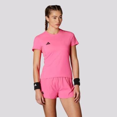 Imagem de Camiseta Adidas Adizero Essentials Rosa Feminina, M