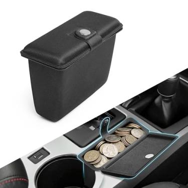 Imagem de sukemichi Suporte de moedas para acessórios Toyota 4Runner 2010-2020, console central organizador de moedas para 5ª geração 4runner acessórios internos inserção de console central para organizador de