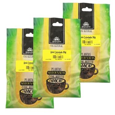 Imagem de Kit 3X: Anis Estrelado Kampo de Ervas 30g