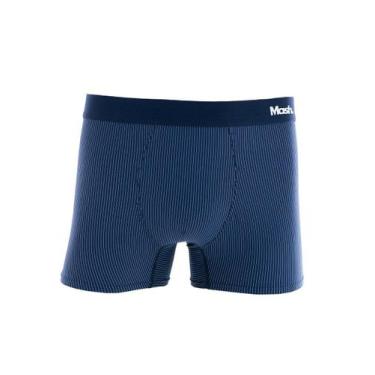 Imagem de Cueca boxer mash 4500, Azul marinho, G
