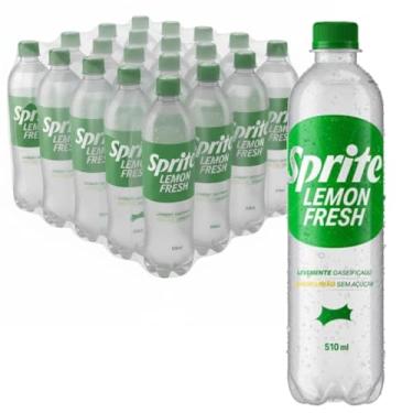 Imagem de Kit 24 Refrigerantes Sprite Fresh Limão PET 510ml – Refrescante, Sem Cafeína