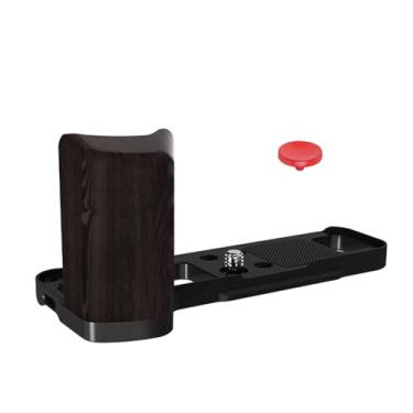 Imagem de SZZCNOX Punho em forma de L para câmera FUJIFILM X100VI com placa de liberação rápida Arca-Swiss, suporte em L para Fujifilm Fuji X100VI com tampa do botão do obturador e orifício de 20 parafusos de 1