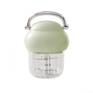 Imagem de 350ML USB Rechargeable Electric Garlic Chopper - Efficient Chopping Garlic, Meat, Vegetables, and Fruits (Beige)(03)