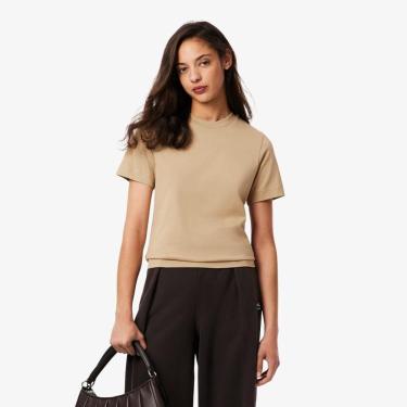 Imagem de Camiseta Lacoste de Algodão com Estampa Feminina-Feminino