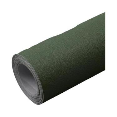 Imagem de Papel De Parede PVC Preto Fosco Grosso Impermeável Removível Autoadesi