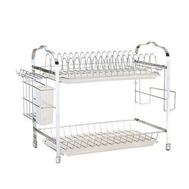 Imagem de U5GAAALPPQ9 Rack de cozinha prateleira de cozinha rack de drenagem rack de talheres rack de cozinha diário rack de drenagem tigela rack