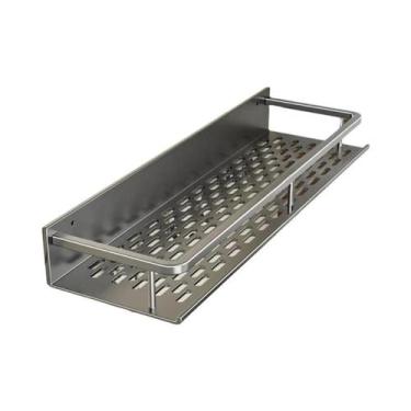 Imagem de Prateleira De Cozinha De Alumínio Montada Na Parede Sem Furadeira Orga