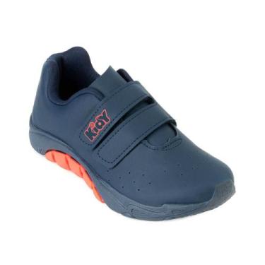 Imagem de Tênis Kidy Mais Infantil KD23-16802, 30, Marinho, Laranja
