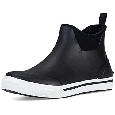 Imagem de TENGTA Bota masculina impermeável de borracha neoprene, Preto, 6 Women/5 Men