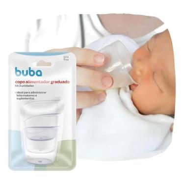 Imagem de Copo Graduado Para Bebe Recém Nascido Leite Amamentação Buba
