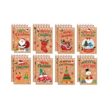 Imagem de Mini Caderno Espiral De Bolso 8/16/24 Unidades, Bloco De Notas Portáti