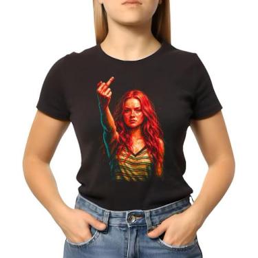 Imagem de Baby Look Feminina Exclusiva Stranger Things Max Linda - NoBrand, Pret