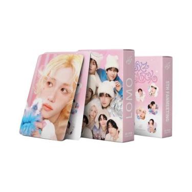 Imagem de Álbum De Fotos Kpop Com 55 Cartões Fotográficos SKZ Lee Know Hyunjin C