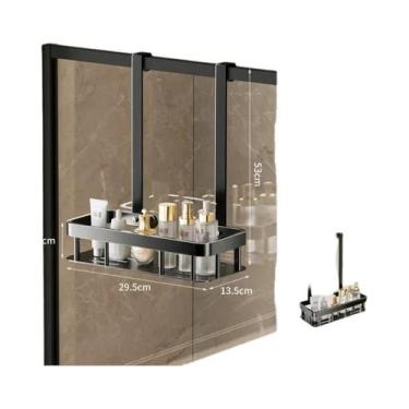 Imagem de Prateleira Suspensa De Metal Para Banheiro, Suporte De Armazenamento D