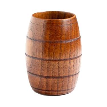 Imagem de Caneca De Cerveja De Madeira Estilo Japonês Resistente a Altas Tempera