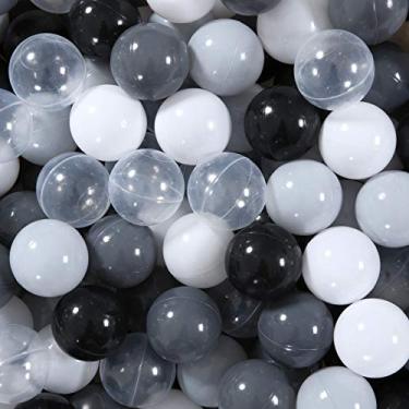 Imagem de STARBOLO Bolas de bola - 100, 200, 500 peças, livre de ftalatos, livre de BPA, não tóxicas, à prova de esmagamento, bolas de brincar para crianças, barraca de brincar, piscina, parque de brincar