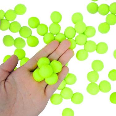 Imagem de Pompom 14mm verde neon 02 Pacote Com 100 Unidades - kaftor