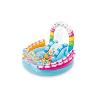 Imagem de Piscina Playground Infantil Diversão Com Doces 165 Litros - Intex 57144