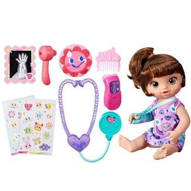 Imagem de Boneca Baby Alive Dia De Cuidar Do Cabelo Morena - Hasbro F8288